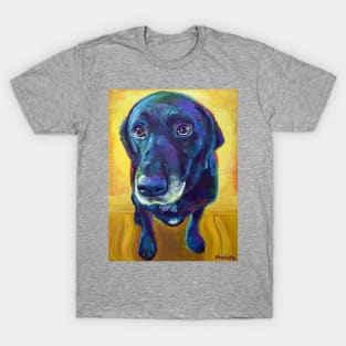 Big-Eyed Black Labrador T-Shirt